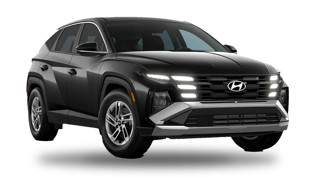 Hyundai Tucson, vue trois quarts avant